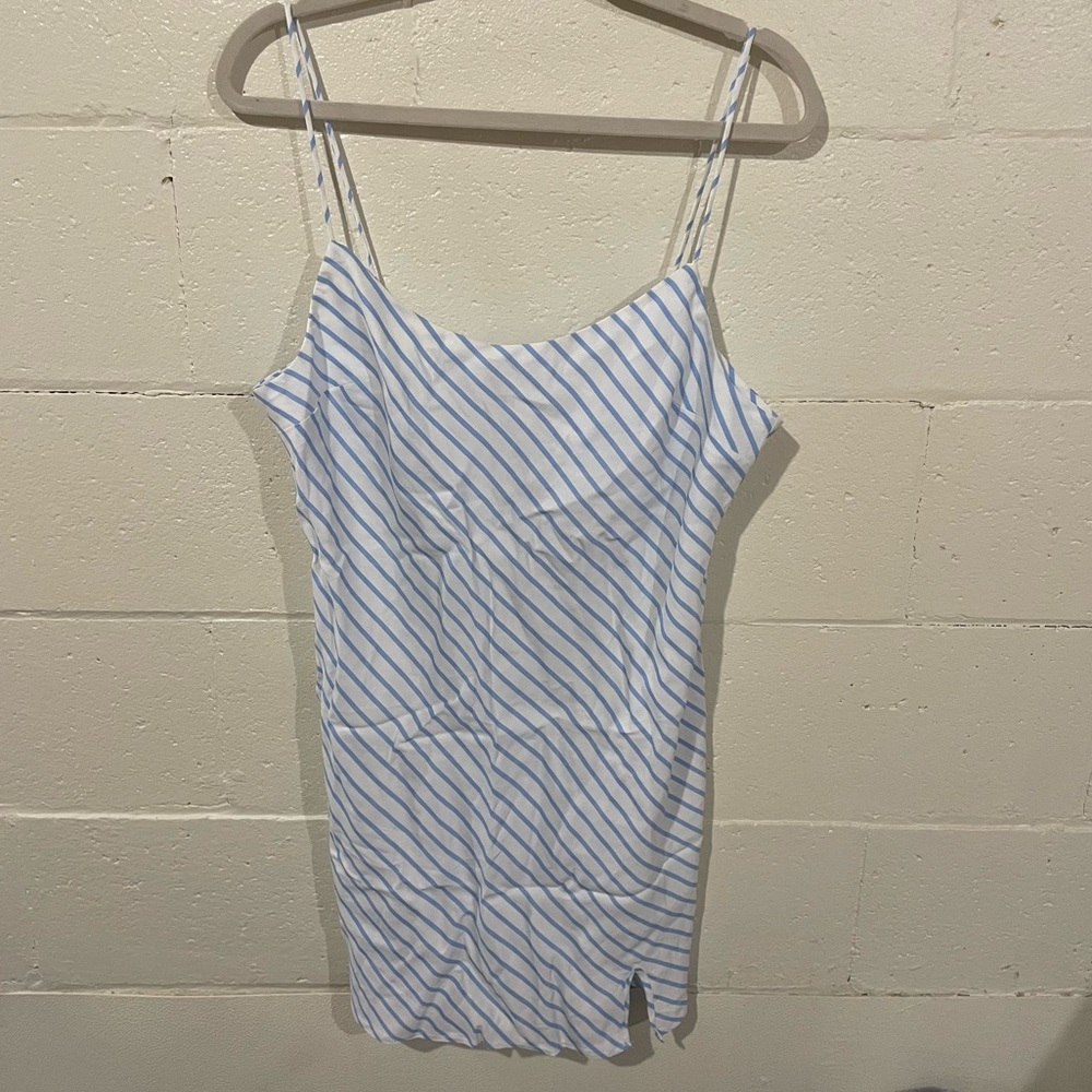 NWT asos diagonal striped dress!